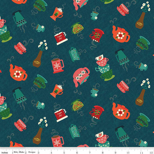 In From the Cold - Cups Navy by Heather Peterson