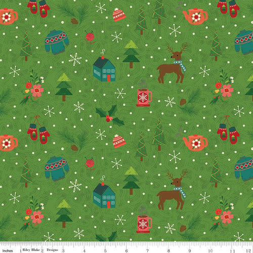 In From the Cold - Winter Mix Green by Heather Peterson