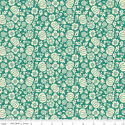 Autumn Afternoon - Pumpkins Teal by Heather Peterson