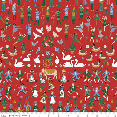 A Pear-fect Christmas - Twelfth Day - Red by Cayla Naylor