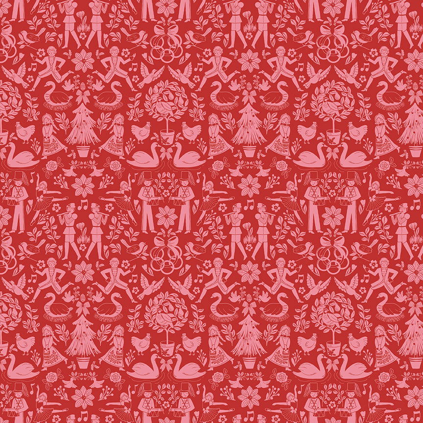 A Pear-fect Christmas - Lords A-Leaping - Coral by Cayla Naylor