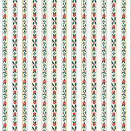 A Pear-fect Christmas - French Stripe - White by Cayla Naylor