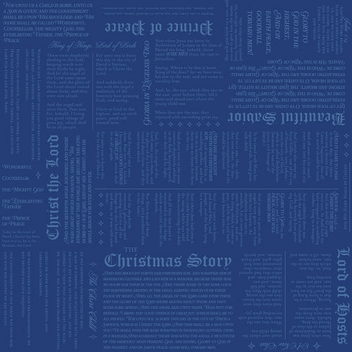 Christmas Wishes - Christmas Story Blue by The RBD Designers