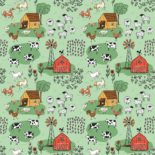 Farm Livin' Main Mint by Diane Labombarbe