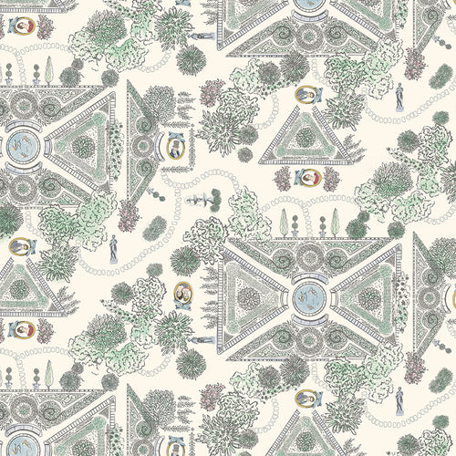 Mansfield Park Landscape Cream by Riley Blake Designs and Jane Austen's House