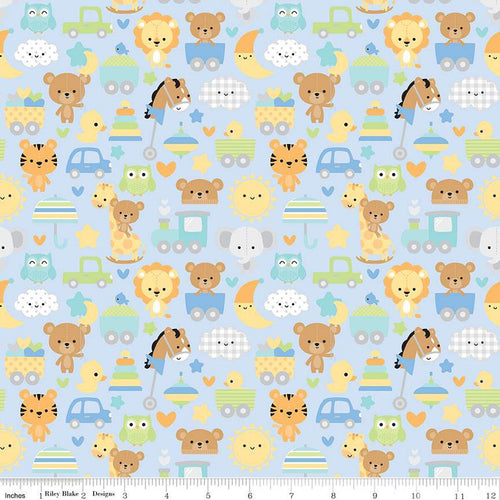 Special Delivery Main Blue by Doodlebug Design Inc.