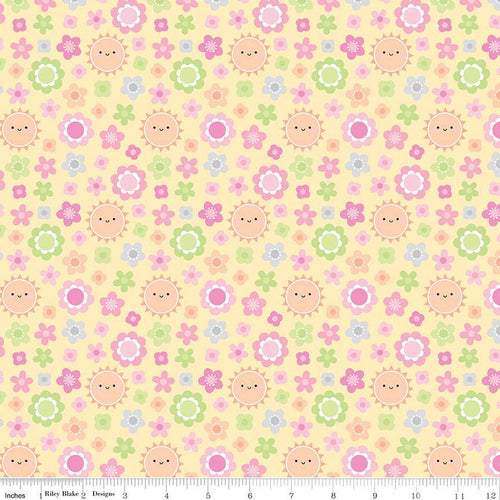 Bundle of Joy Blossoms Yellow by Doodlebug Design Inc.
