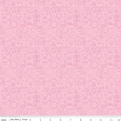 Bundle of Joy Tone-on-Tone Pink by Doodlebug Design Inc.