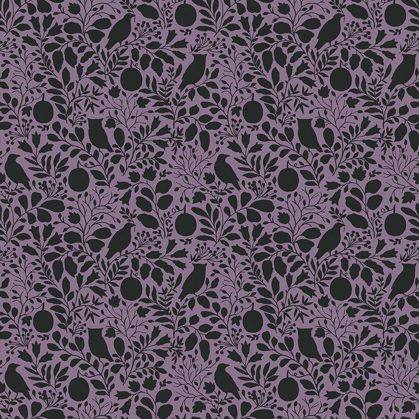 Trick or Treat Silhouette Plum by Lisa Audit