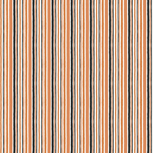 Trick or Treat Stripes Orange by Lisa Audit