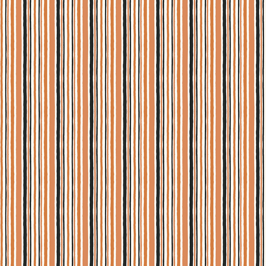 Trick or Treat Stripes Orange by Lisa Audit