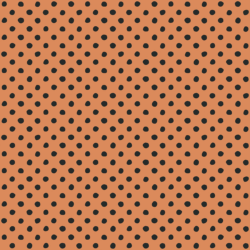Trick or Treats Dots Orange by Lisa Audit