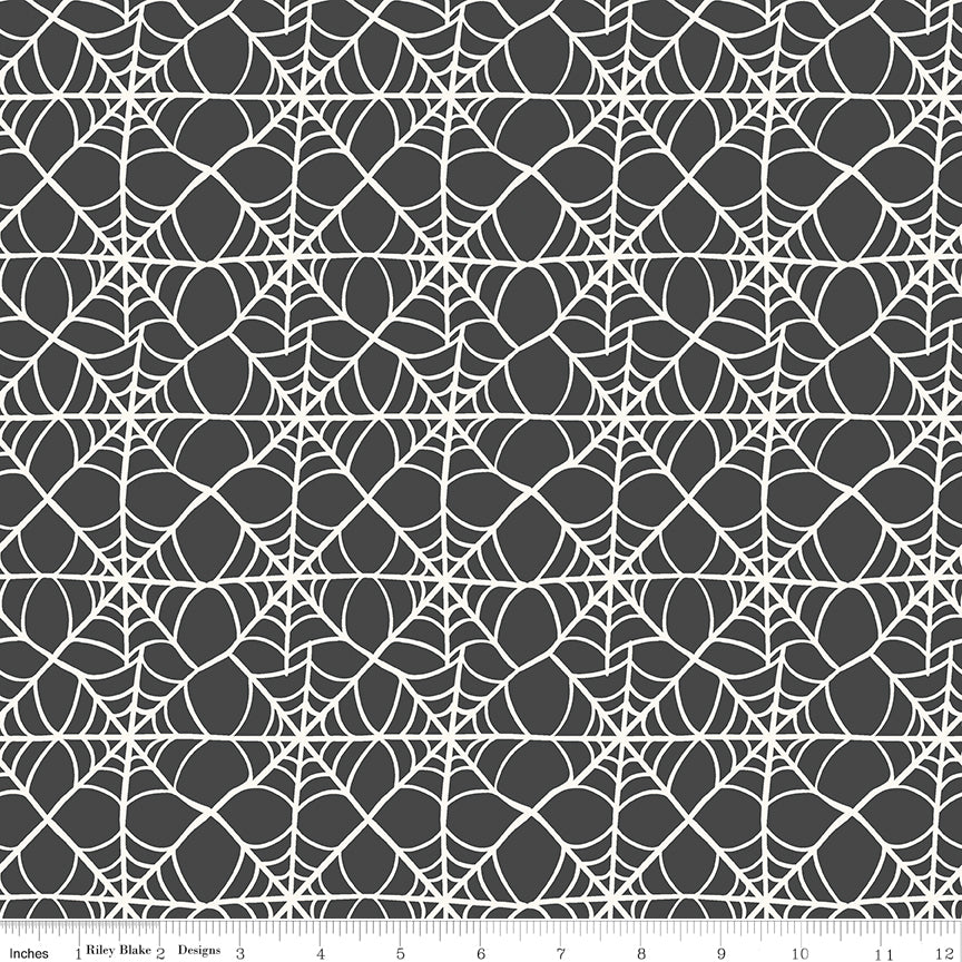 Hey Pumpkin - Webs Charcoal by My Mind's Eye