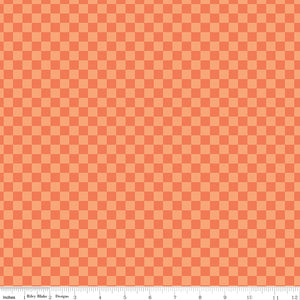 Hey Pumpkin - Checks Orange by My Mind's Eye