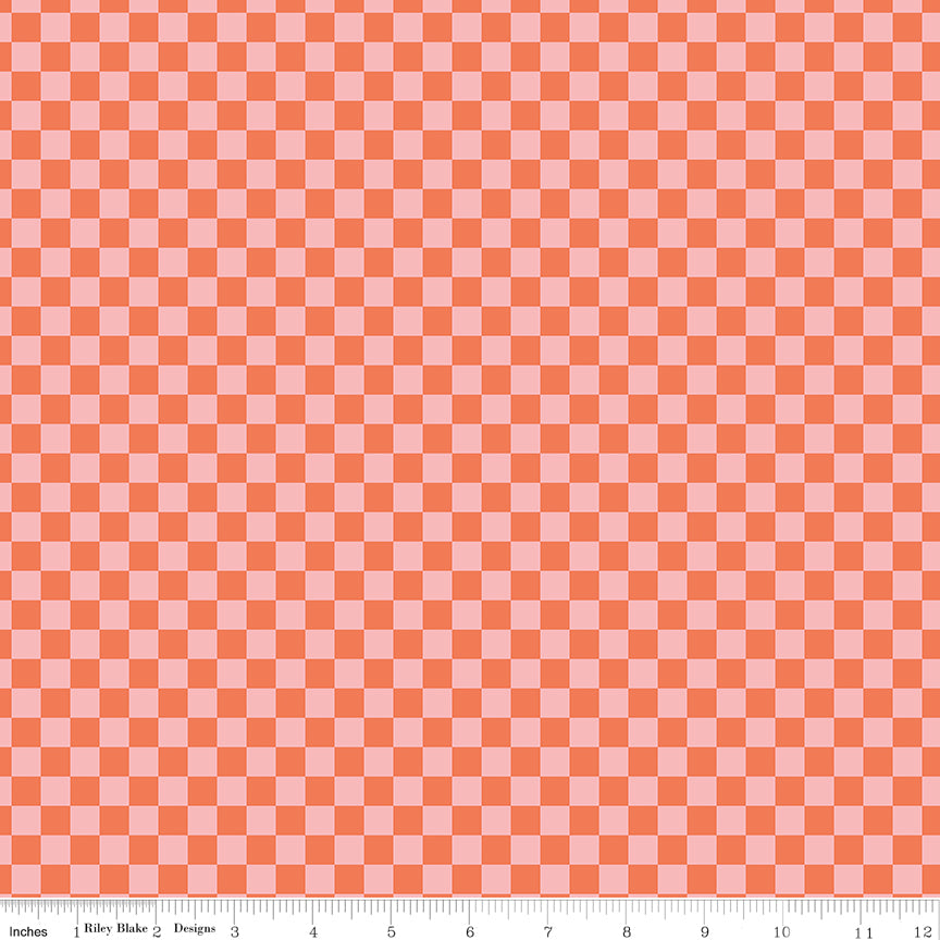 Hey Pumpkin - Checks Pink by My Mind's Eye