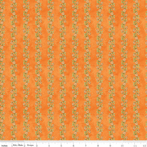 Ghoul Friends - Pumpkin Vine Orange by Teresa Kogut