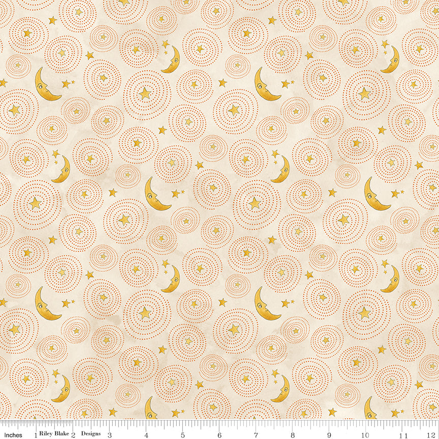 Ghoul Friends - Stars and Moon Cream by Teresa Kogut