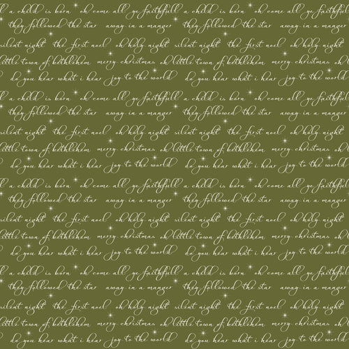 Glisten Text Green by Sandy Gervais