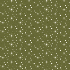Glisten Stars Green by Sandy Gervais