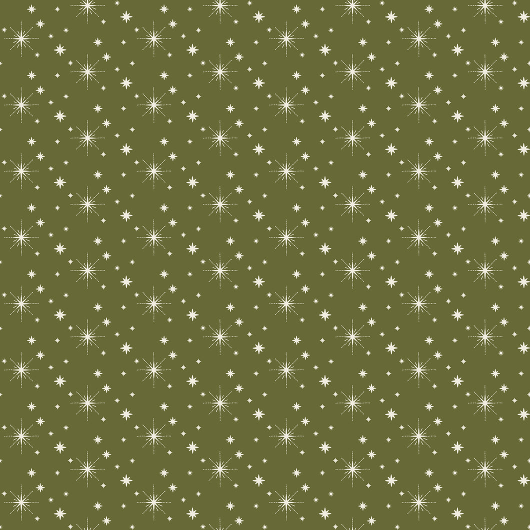Glisten Stars Green by Sandy Gervais