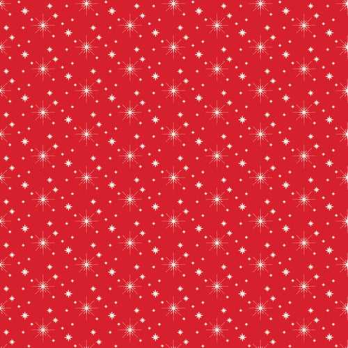 Glisten Stars Red by Sandy Gervais