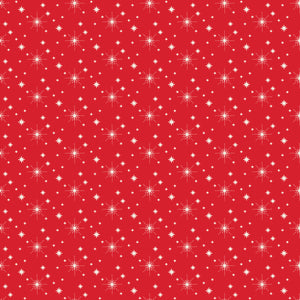 Glisten Stars Red by Sandy Gervais