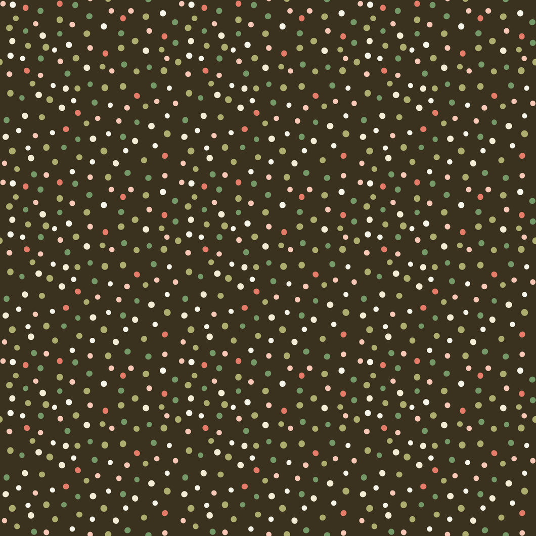 Glisten Dots Mocha by Sandy Gervais