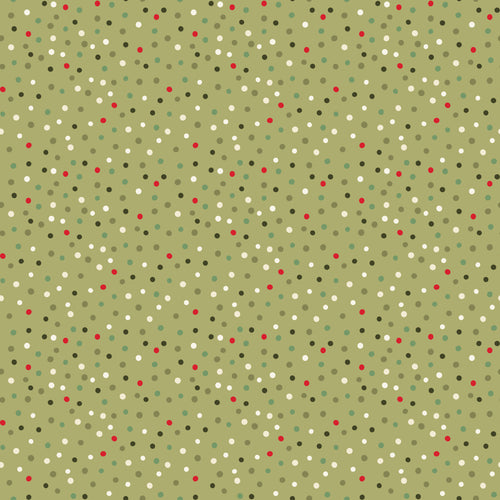 Glisten Dots Olive by Sandy Gervais