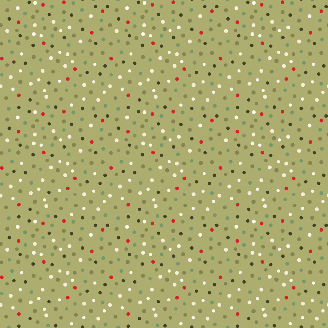Glisten Dots Olive by Sandy Gervais