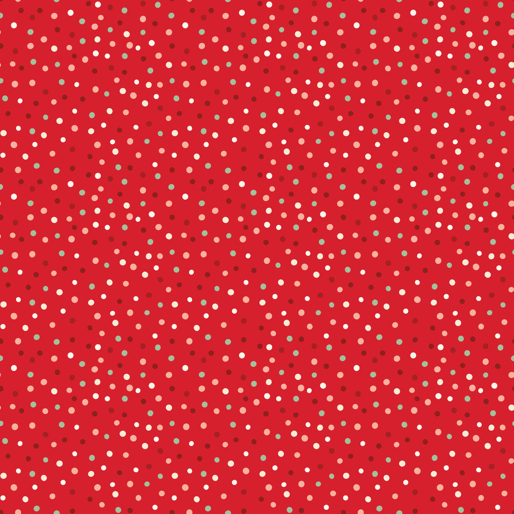 Glisten Dots Red by Sandy Gervais