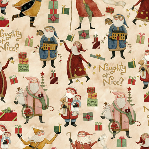 COMING SOON - Naughty or Nice Main Parchment by Teresa Kogut
