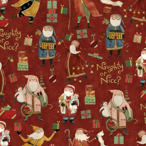Naughty or Nice Main Red by Teresa Kogut