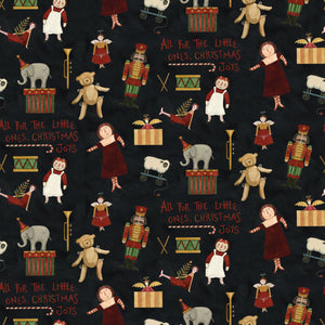 Naughty or Nice Toys Black by Teresa Kogut