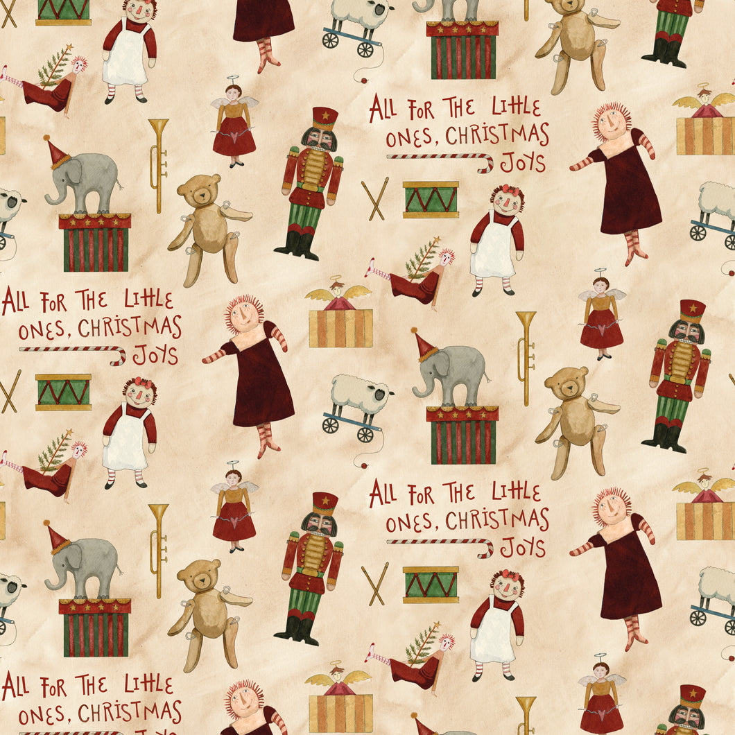 Naughty or Nice Toys Parchment by Teresa Kogut