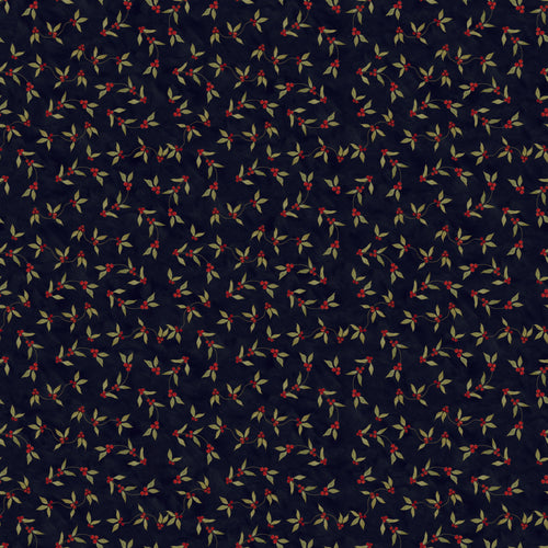COMING SOON - Naughty or Nice Holly Berries Black by Teresa Kogut