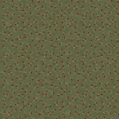 COMING SOON - Naughty or Nice Holly Berries Green by Teresa Kogut