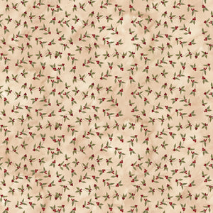 Naughty or Nice Holly Berries Parchment by Teresa Kogut