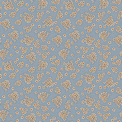 Honey Locust Hydrangeas Sky by Amber Johnson