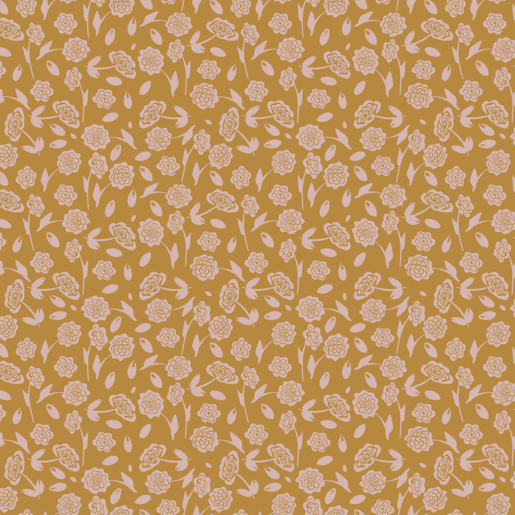 Honey Locust Peonies Honeycomb by Amber Johnson