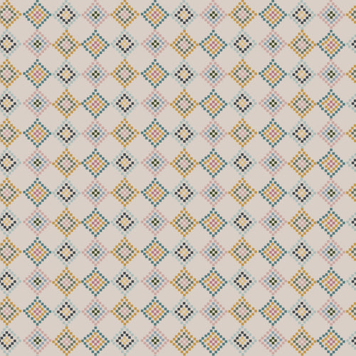 Honey Locust Patchwork Linen by Amber Johnson