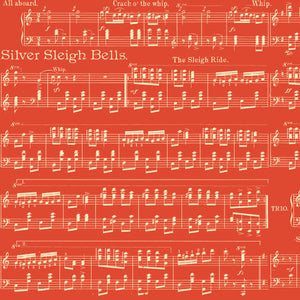 Classic Christmas Sheet Music Red by J. Wecker Frisch