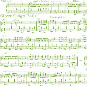 Classic Christmas Sheet Music White by J. Wecker Frisch