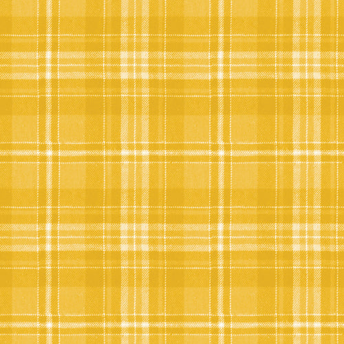 Classic Christmas Plaid Yellow by J. Wecker Frisch