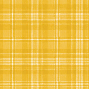 Classic Christmas Plaid Yellow by J. Wecker Frisch
