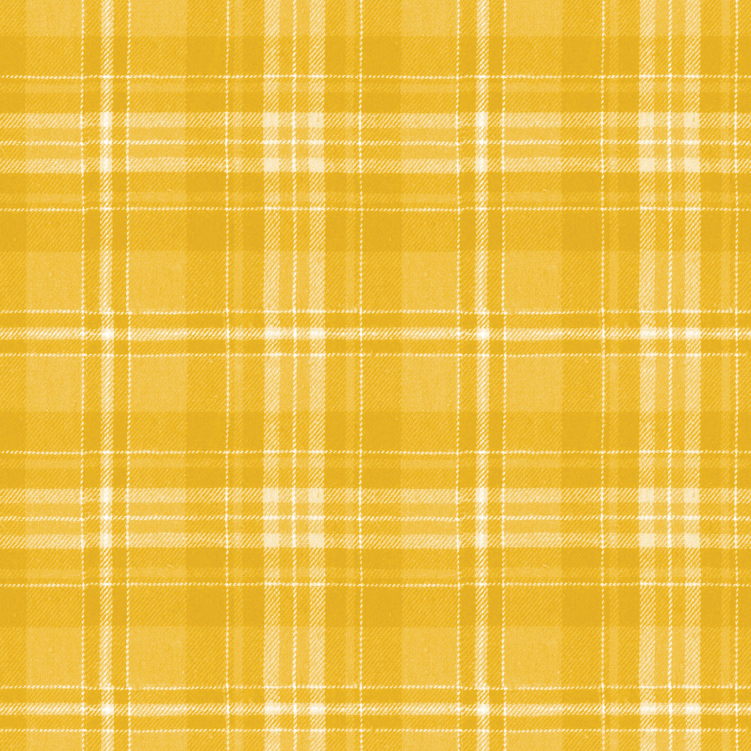 Classic Christmas Plaid Yellow by J. Wecker Frisch