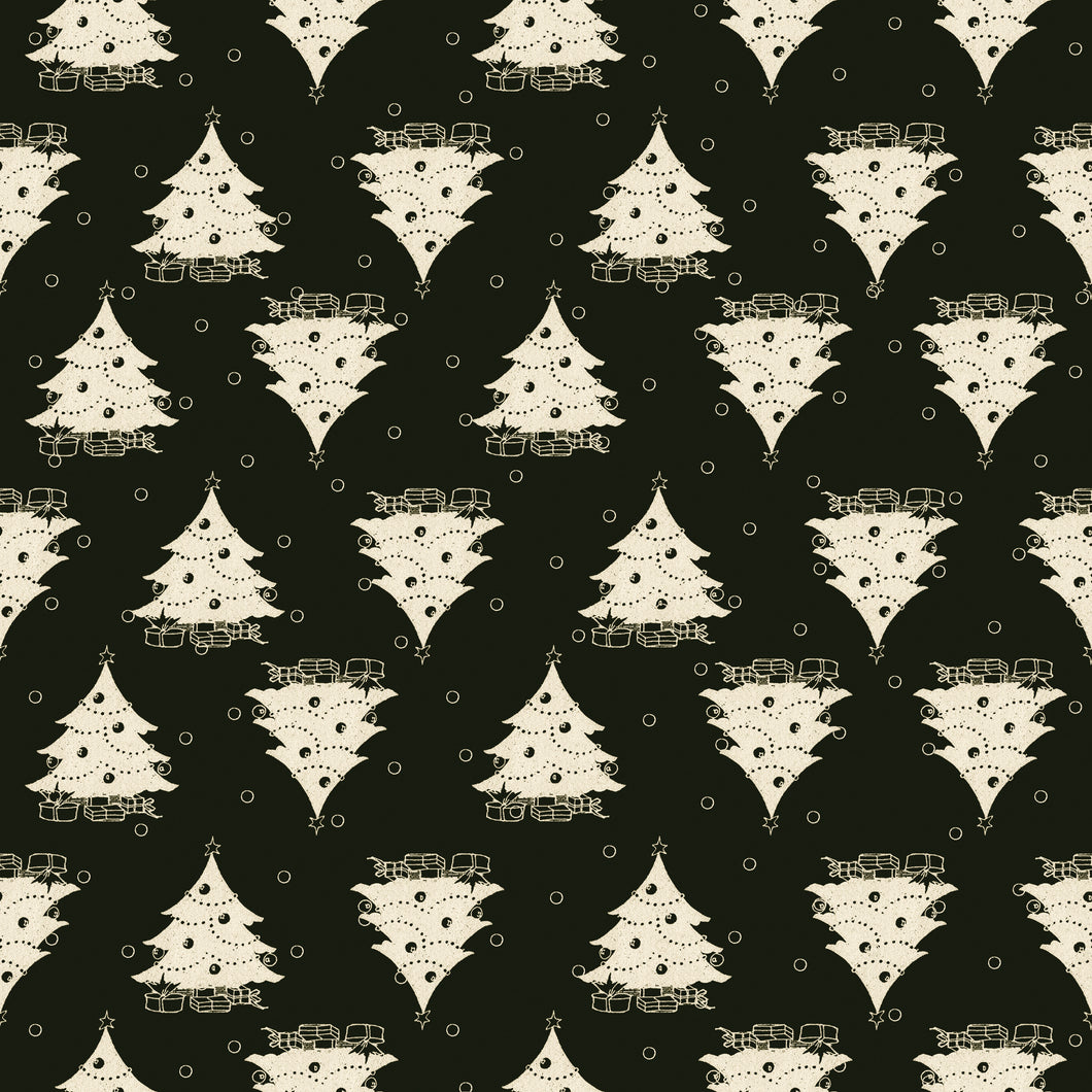 Classic Christmas Trees Black by J. Wecker Frisch