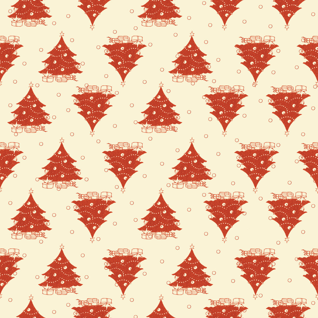Classic Christmas Trees Parchment by J. Wecker Frisch