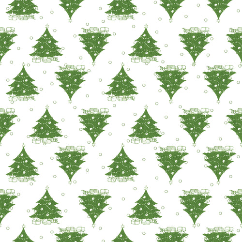 Classic Christmas Trees White by J. Wecker Frisch
