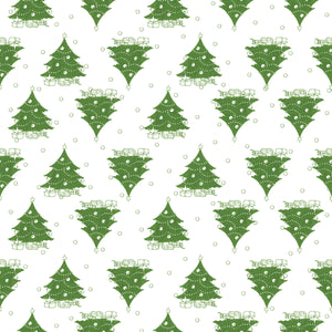 Classic Christmas Trees White by J. Wecker Frisch