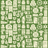 Classic Christmas Gift Tags Green by J. Wecker Frisch